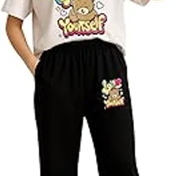 my swag Printed Nightsuit for Women | T-Shirt & Lower for Womens&Girls-picture-4