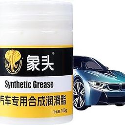 BENTOSACar Lubricant Grease Car Detailing White Grease, Long Lasting Automotive Lube, High Temperature Easily Apply All Purpose Car Grease for Hinge, Sunroof,Slide,Track Vehicle Detailing Grease-25
