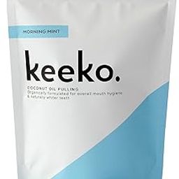Keeko - 100% Natural / Organic Oil Pulling Sachets (Morning Mint) (14 Packets (2 Week Course))-image-24
