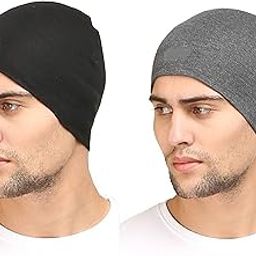 CAPITEUM Soft Poly Cotton Skull Cap for Men and Women/Headwear Cap/Multipurpose Cap-picture-29