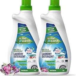 U Me n Earth Liquid Laundry Detergent Cleaner | Natural & Plant Derived | Top Load & Front Load Washing Machine | Protects Fabric Color & Life | Biodegradable & Non- Toxic | Combo Pack of 2-1950 ml-image-118