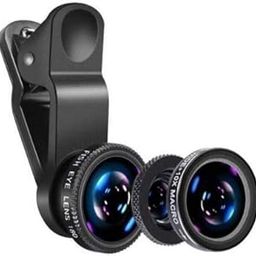 CRAYOTALK 3in1 Lens Kit for Mobile Phone 0.67X-Wide Angle 180-Degree Fish Eye 10X-Macro Lens Small Object Shot Lens Multi-Colour Compatible with All Smartphone, iOS Devices & Tablets-18