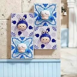 SHIPLORD® Collectible Skullpanda Fridge Magnet: Macau Limited Edition Classic Tile Design Hanging Card-image-28
