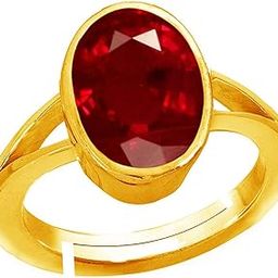 8.25 Ratti 7.50 Carat Natural Ruby Stone Manik Ring Adjustable Panchdhatu Ring for Men & Women-15