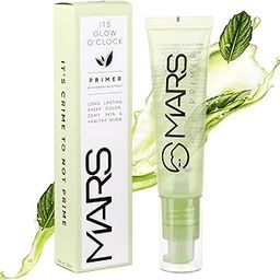MARS Glow O' Clock Gel Primer for Face Makeup | Enriched with Green Tea Extracts | Dewy Primer | Long Lasting | Power Grip | Ideal for Dry Skin (30ml)-34