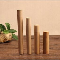 Portable Travel Natural Handmade Bamboo Tea Leaves Storage Holder Container Incense Spice Snacks Holder Canister 19x2.5cm-image-11