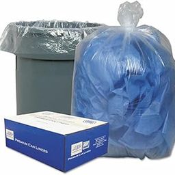 Classic Clear 434722C Clear Low-Density Can Liners, 56gal, .9 Mil, 43 x 47, Clear, 100/Carton-image-61