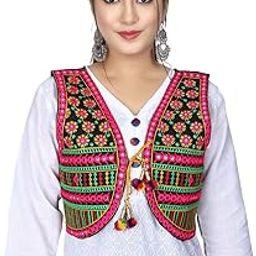 Shivam Fashion Cotton Embroidered Ethnic Jackets for Girls, Women Ethnic Jackets for Office use, Every Festival & Occasion (Black)-image-53
