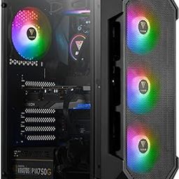 CAGP-i5 2400 Budget Gaming CPU (i5 2nd Generation/ 8GB DDR3 RAM/ 256GB SSD /1TB HDD/NVIDIA GT 730 4GB Graphics/Gaming Cabinet with 4 ARGB Fan/WiFi/Operating System Win-10 Pro)-68