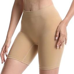 Seamless Shaping Short for Women - Tummy Control Slips Shorts Under Dress Shapewear, Smooth Workout & Yoga Shorts.-image-28