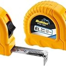Akron Builder Steel Measuring Tape, 5m x 19mm, Yellow (Pack of 2Pcs)-14