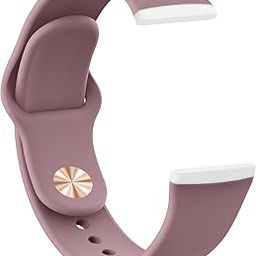 Tobfit Silicone Band for Fitbit Versa 3 4 Fitness Tracker,Soft Sport Strap for Fitbit Sense Fitness Tracker (Watch Not Included), Adjustable Wristband with Metal Buckle for Men Women-22