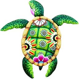 ARTISOUL® Iron Turtle Wall Decor Unique Wall Hanging Decor For Outdoor Bathroom Indoor Green | Home Decor | Figurines-image-59
