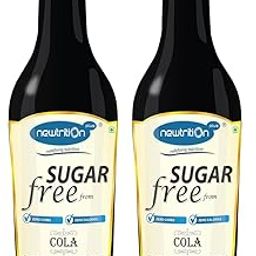 Newtrition Plus Redefining Nutrition Sugar Free DIET COLA Mixer Syrup - Pack of 2 (500 ml each) - Zero Calorie, Diabetic Friendly, Keto Friendly-3
