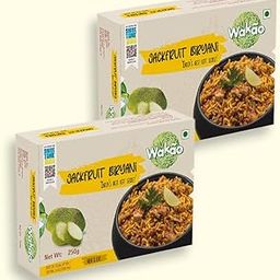 Wakao Jackfruit Biryani - Pack of 2 | 100% Veg | Flavorful & Aromatic Ready-to-Eat Meal | No Preservatives-image-19