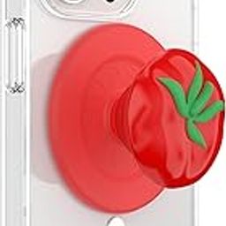 PopSockets Phone Grip with Expanding Kickstand Compatible with MagSafe, Adapter Ring Included, Phone Holder, Wireless Charging Compatible Playfull, Popout- Pomodoro-picture-23