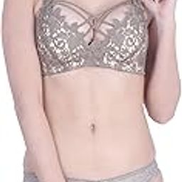 Women's Sexy Embroidery lace Padded Designer Soft Special Day Honeymoon Lingerie Bra Panty Set BCA_NBPWWFLSETA1-image-19