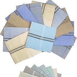 Handkerchief for men cotton - Premium Hanky For Men - Big Size - Pack of 12-image-93