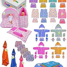Toddylon Baby Gift Packs New Born Baby Products All Complete Daily Needs Items Combo | Essential | Bedding & Clothing Set | Maternity Kit | Shower Gifts (0-6 Months)-image-86