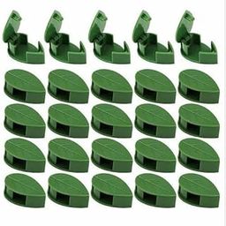 Infinity 30PCS Wall Plant Climbing Clip WIDELY Used for Holding Plants, Reusable Plastic Plant Support Clips | Self Adhesive Plant Vine Backed Twist Clips (Green)-picture-18