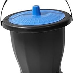 CALANDIS™ Spittoon with Lid Portable Bedpan for Female Male Travel Elderly Kids Adults Deep Blue Lid | Incontinence Aids | Daily Living Aids | Medical, Mobility & Disability-image-47