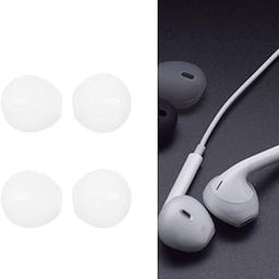 MERISHOPP 2 Pair Silicone Earbuds Eartips Caps for Compatible with Apple Airpods Compatible with iPhone 7 Earpods Gray|Cell Phones & Accessories | Cell Phone Accessories | Headsets-12