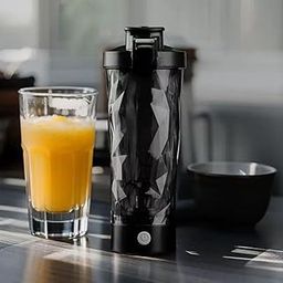 DOMAL Gym Shaker Bottle Electric 700ml, USB Rechargeable Protein Shaker Mixer 6500 RPM, One-Click Mixing, BPA-Free Plastic, Leakproof, Detachable Base, Type-C Fast Charging, No Clumps-picture-2