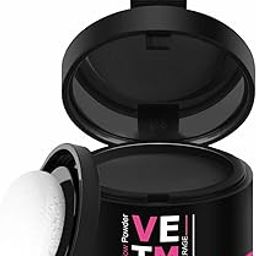 Cover-Up Hair Powder- Black, Helps Cover Grey Roots & Bald Spots Instantly, Highly Pigmented, Fuller and Denser, Long-Lasting & Matte Finish, Super-Fine Powder for Flawless Application, 4gm-19