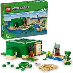 LEGO Minecraft The Turtle Beach House Animal-Care Toy 21254-18