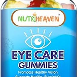 NUTRI HEAVEN Eye Care Gummies for Adult |Orenge Flavour Lutein and Zeaxanthin Gummies with Lycopene,Vitamin A, C & E to Support Eye Health (30 Count)-image-55