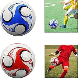 HEAVENGLOW Soccer Ball Size 5 Stitching Training for Game Practice Gift Blue | Team Sports | Soccer | Balls-image-50