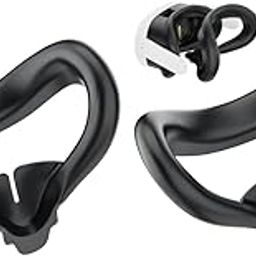 ZORBES® Silicone Face Pad Cover for Meta Quest 3S Original VR Headset Accessories Facial Interface Cushion Mask for Oculus 2PCS-image-32