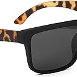 NexGen Leopard Design Square Rubber Coated Goggles For Men | Polarized Sunglasses | UV Protected Driving, Riding, Stylish, Anti glare Glasses (NEXCPLEO| Black)-picture-26