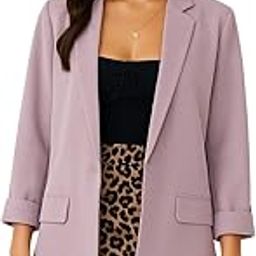 Womens Soild Regular fit 3/4 Sleeve Formal -Casual Blazer-54