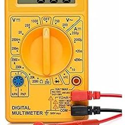 DUA EXPORT D830D Digital Multimeter LCD AC DC Measuring Voltage Current (not for Professional use) Colour May Vary (1)-image-43