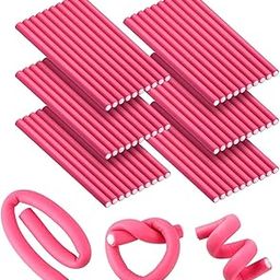 KNAFS COLLECTIONS®Flexible Curling Rods Flexi Rods Hair Curlers Set,Twist Foam Hair Rollers No Heat Hair Curlers Rollers,Steel Pintail, Rat Tail Comb for Short and Long Hair (0.3 X 7 INCH(EXTRA SMALL) 10PCS)-16