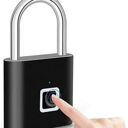 RANDAL CREATION Smart Biometric Fingerprint Padlock – Keyless Security Lock with Up to 10 Fingerprint Storage, Rechargeable Battery & LED Indicator, Durable Waterproof Metal Design for Home-picture-52
