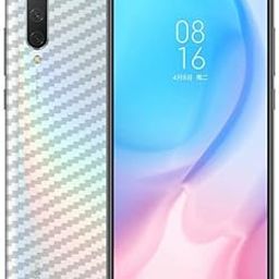 Compatible for Xiaomi Mi A3 Skin Back Skin Sticker/Vinyl wrap/Protective Film Mobile Skin Carbon Fiber 3D (Transparent) by Candeal Mizhan (Only Back)-image-12