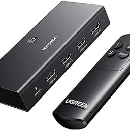UGREEN HDMI Switch 3 in 1 Out 4K@60Hz with Remote Supports HDR10+ CEC HDCP2.2 Compatible with Switch PS5 PS4 Xbox TV Fire Stick Blu-Ray Player-18