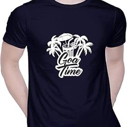 Graphic Printed T-Shirt for Unisex Goa Time Tshirt | Casual Half Sleeve Round Neck T-Shirt | 100% Cotton | D00540-9-picture-10