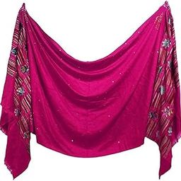 Stone Work Party Stoles | Fancy Shawls Wraps For Women And Girls- Pack Of 1 Pcs-image-69