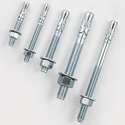 Standard Fasteners for Heavy-Duty Zinc Wedge Anchors for Cement and Concrete Wedge Type Fully Threaded Design Expansion Zinc Plated Anchor Bolts (Pack of 10pcs) (10X75)-image-85