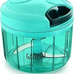Ganesh Plastic Vegetable Chopper Cutter, Pool Green (725 ml)-23