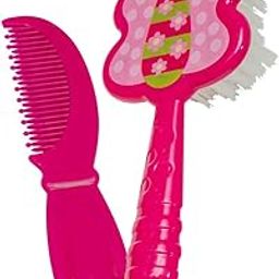 BeeBaby Soft Brush and Comb Set for Newborn Babies Butterfly Shape. (Pink)-38