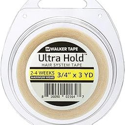 Walker Ultra Hold Wig Tape | 3/4" x 3 Yards | Strong Adhesive for Wigs & Hairpieces | Waterproof, Double-Sided, Long-Lasting (Up to 4 Weeks) | Skin Safe & Sweat Resistant-14
