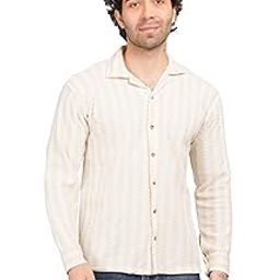 Men's Full Sleeves Funky Net Shirt-image-31