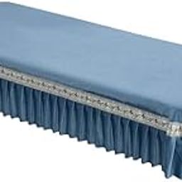 UJEAVETTE Reusable SPA Massage Bed Sheet Cover with Face Breath Hole Grey Blue-picture-13