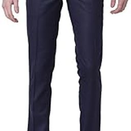 Cotton Slim Fit Solid Formal Trouser for Men (J8203B)-picture-19