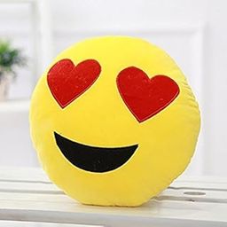 Richy Toys Smiley Pillow 30cm Heart Eyes Cute Yellow Sofa Cushion Stuffed Soft Plush Toy Soft Toy-image-29