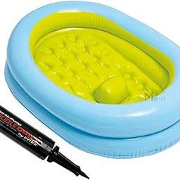 Inflatable & Foldable Kids Swimming Pool, 3 feet Water Pool for Kid,Adults, Baby Bath Tub for Girls, Boys (Oval Shape with Pump)-17